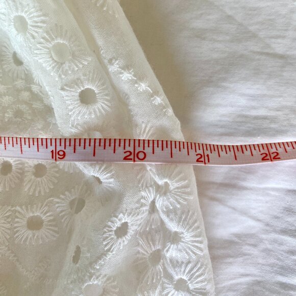 Betsey Johnson White Eyelet Midi Dress NWT - Picture 11 of 14